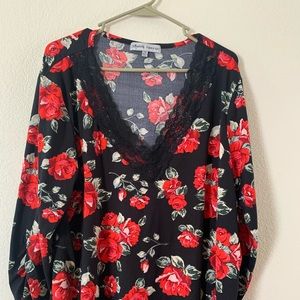Tunic top, floral